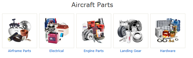 Aircraft parts categories